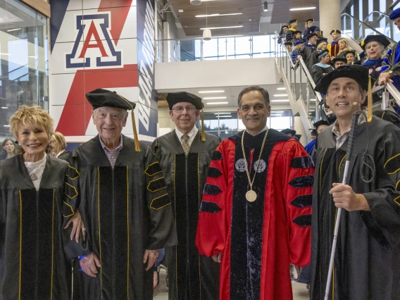 President Garimella and 2025 Honorary Degree Recipients