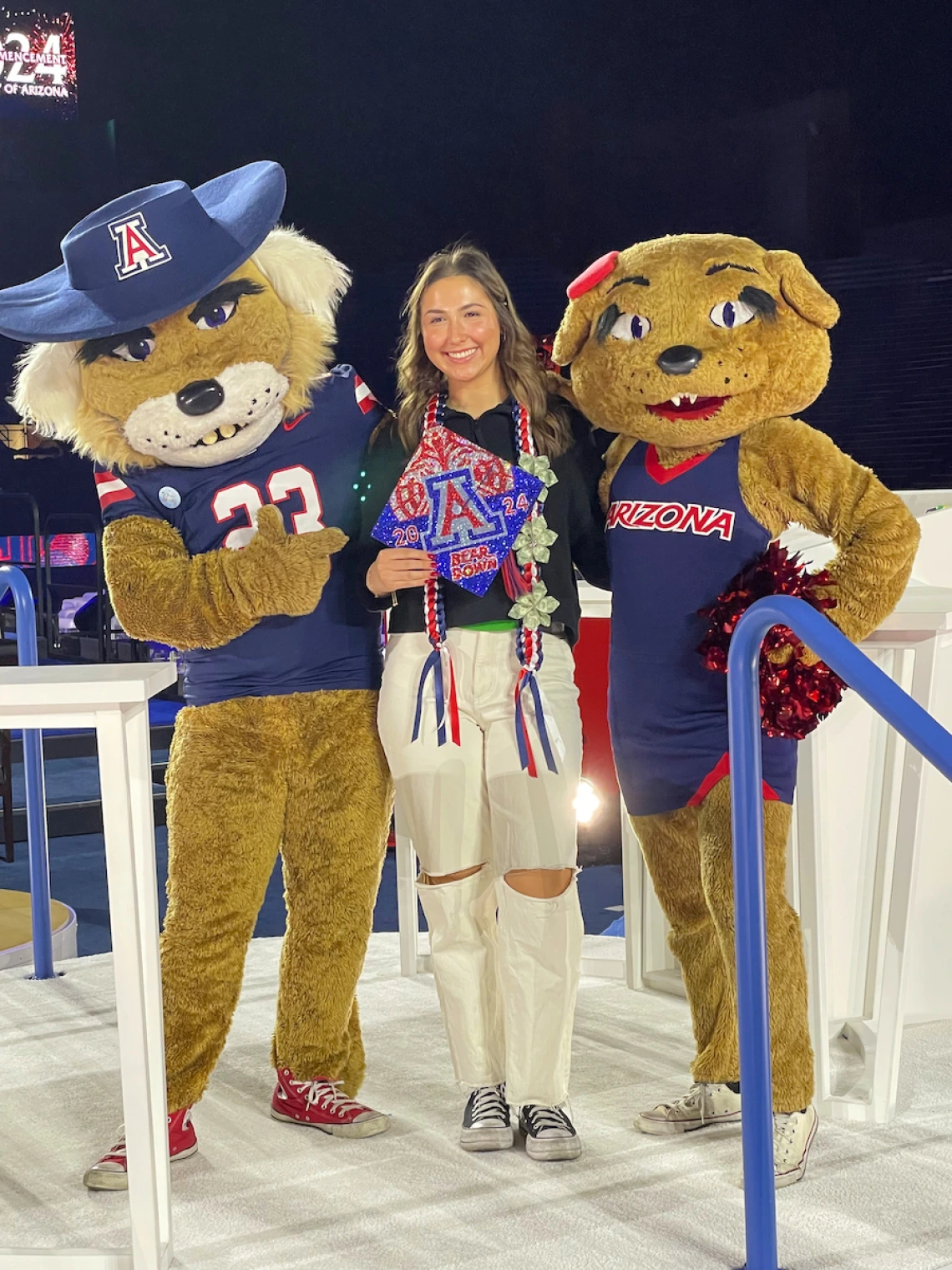 Cap Contest Winner with Wilbur and Wilma