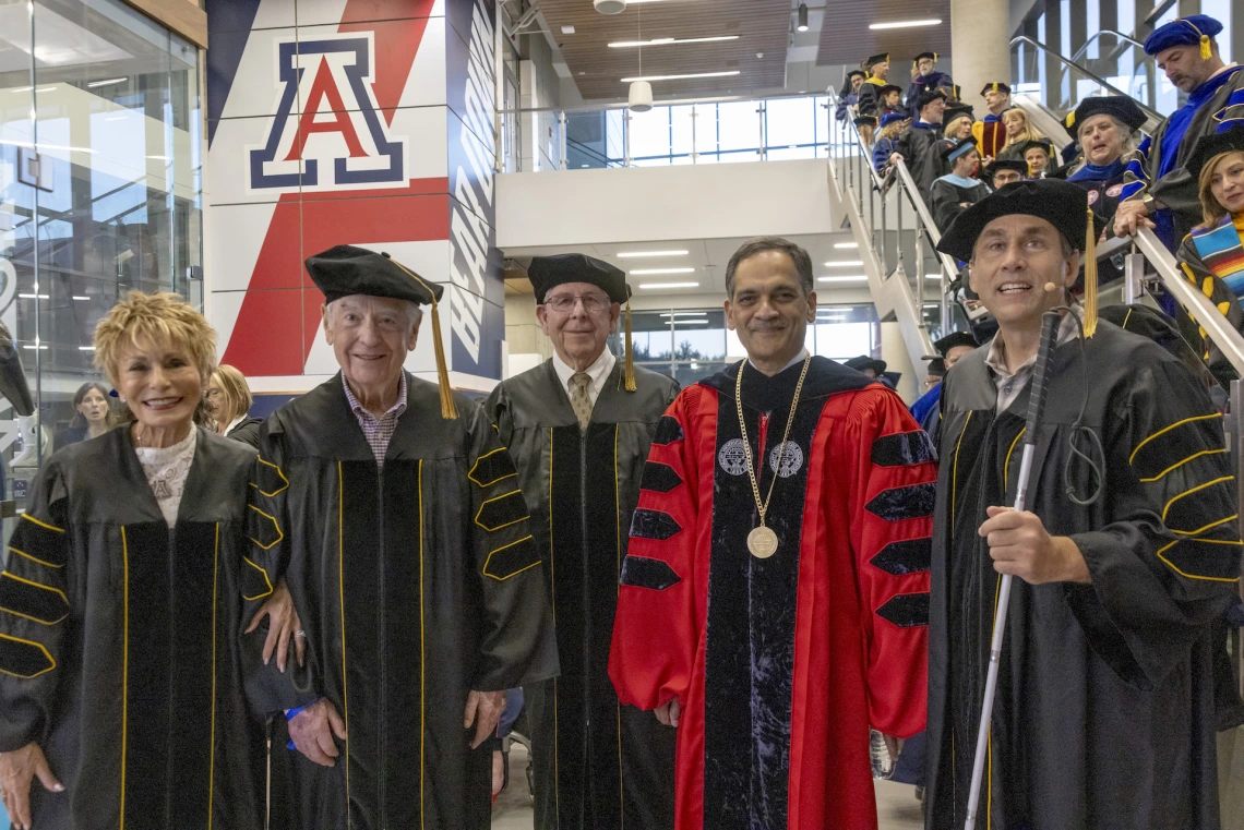 President Garimella and 2025 Honorary Degree Recipients